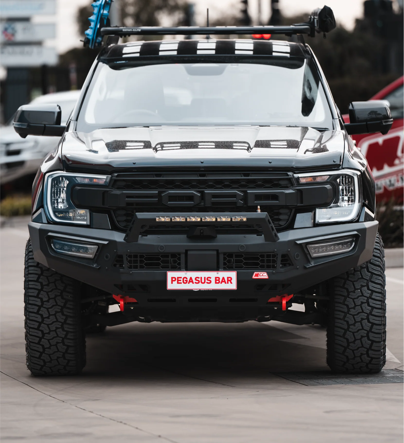 Next-Gen Ranger/Everest 2022-On – 909-01 All New Alloy Pegasus Bar Bumper Replacement Package — product view 2