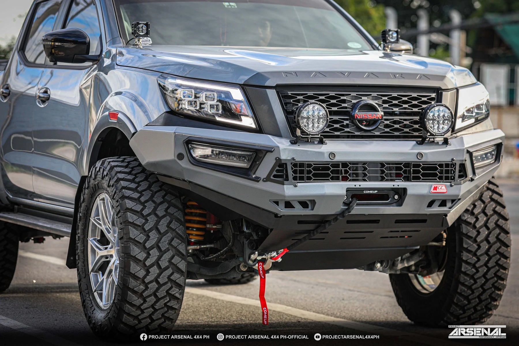 Navara NP300 2021-Present – 909-01 Alloy Pegasus Bull Bar Bumper Replacement Package IEB Compatible… — product view 4