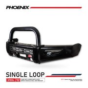 Patrol Y62 Series 5 2018-Current 808-01 Phoenix Bull Bar Single Black Loop Package — product view 3