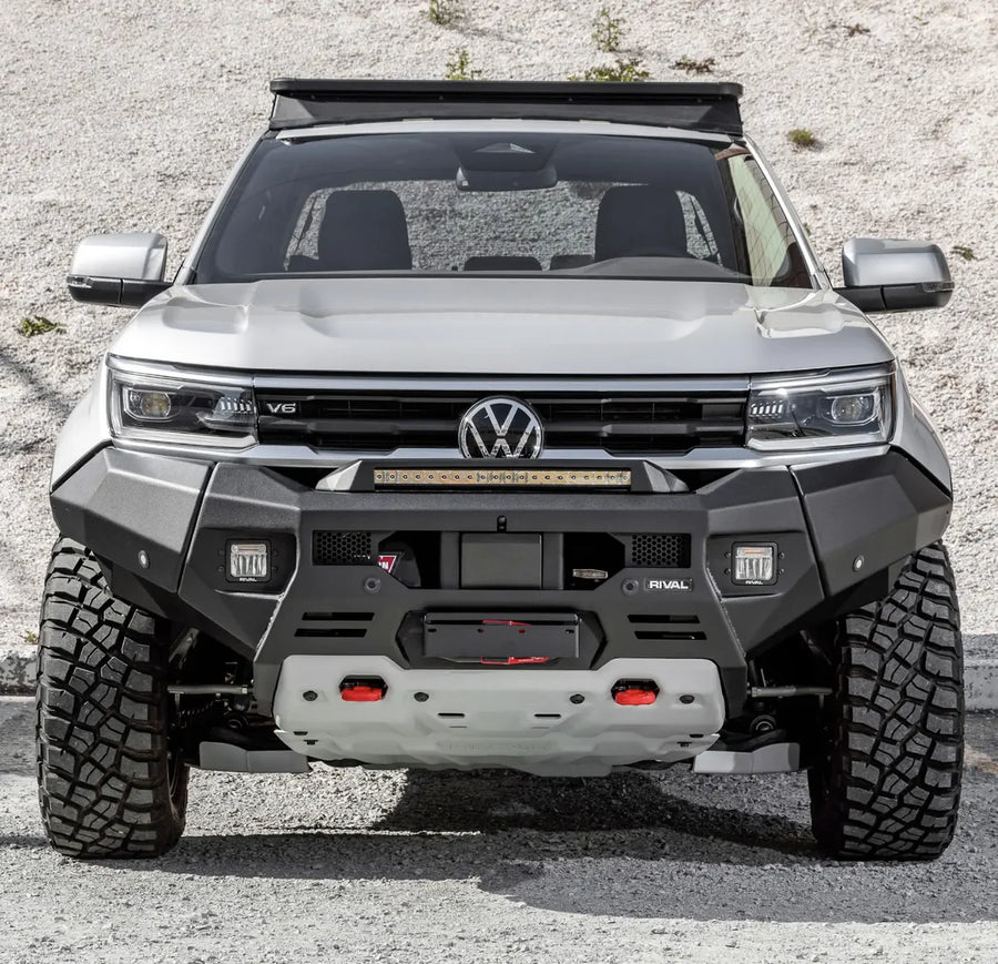 Aluminium Front Bar – VW Amarok 2023 – Present, includes RIVAL FOG Lights – Set of 2 — product view 1