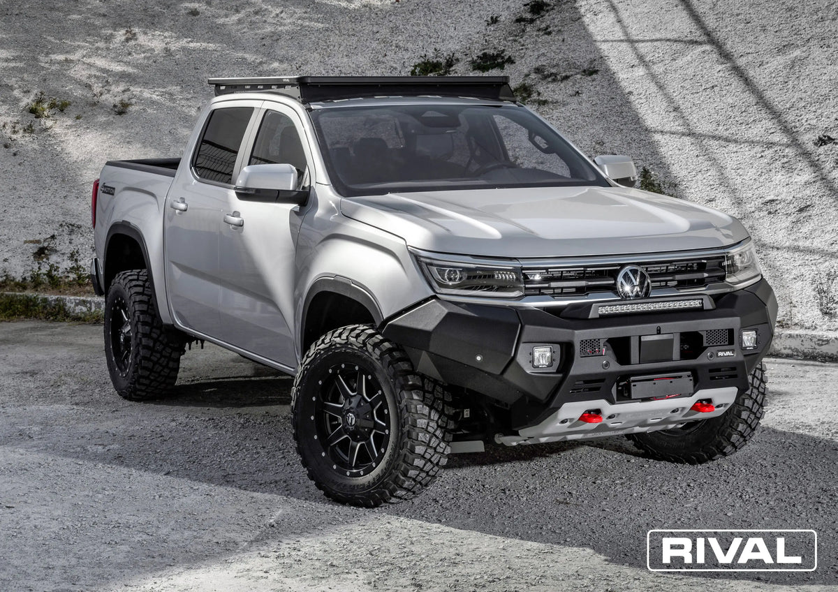 Aluminium Front Bar – VW Amarok 2023 – Present, includes RIVAL FOG Lights – Set of 2 — product view 2