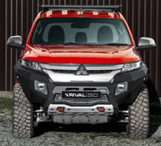 Aluminum Front Bar – Mitsubishi Triton MR 2019-2024, includes RIVAL FOG lights (Set of 2) — product view 2