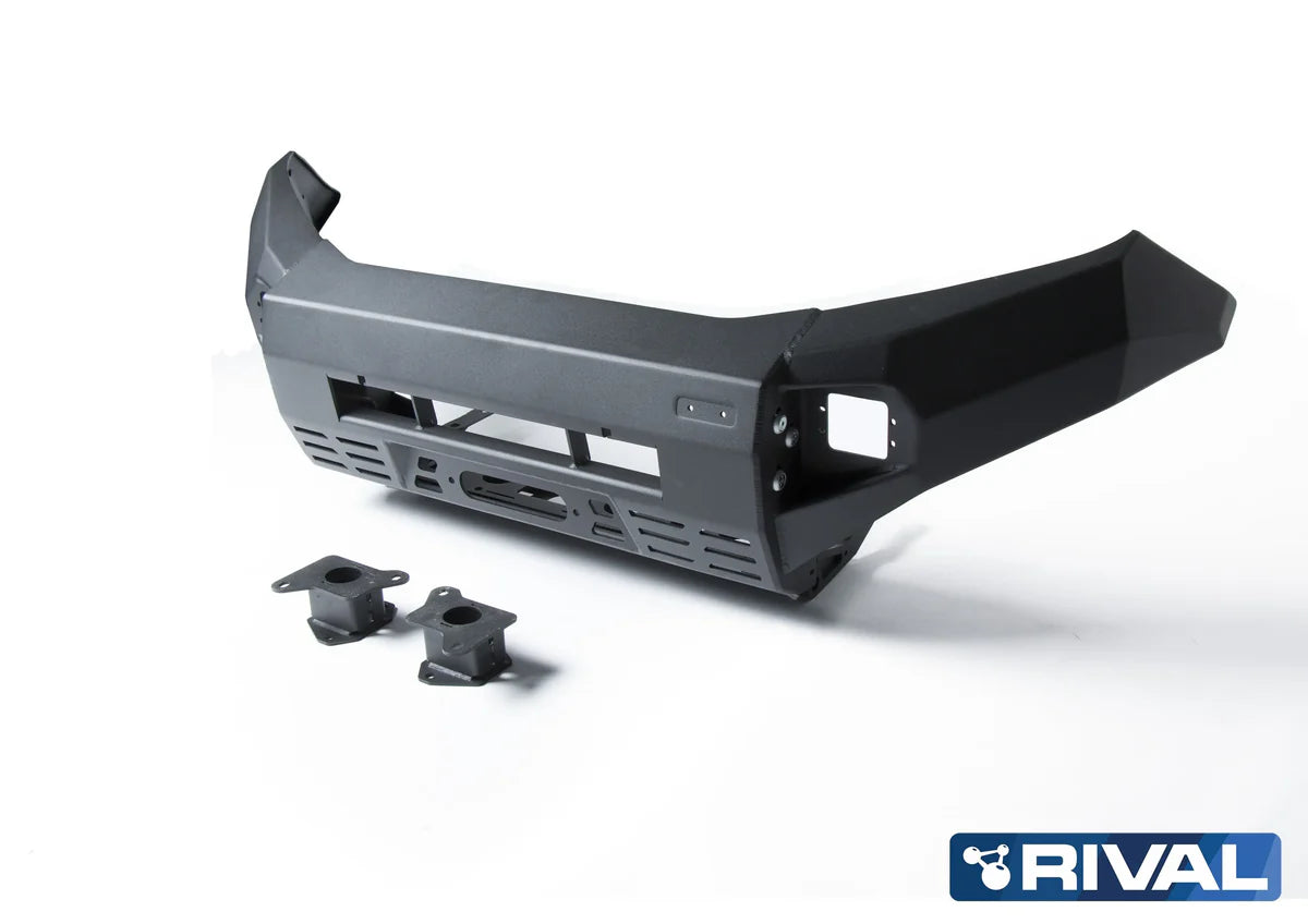 Aluminum Front Bar – Nissan Navara D23 2015-2019, includes RIVAL FOG lights (Set of 2) — product view 3