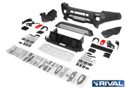 Rival Aluminum Front Bar with RIVAL LED Fog Lights (Set of 2) - Toyota Hilux (2021–04/2024) — product view 5