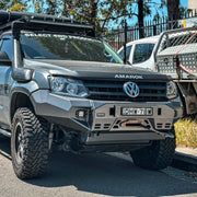 Aluminum Front Bar – VW Amarok 2010-2022, includes RIVAL LED FOG lights (Set of 2) — product view 1