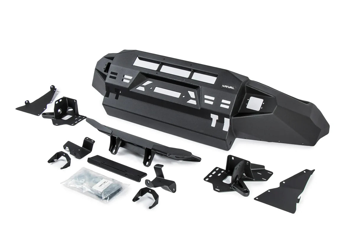 Aluminum Front Bar – VW Amarok 2010-2022, includes RIVAL LED FOG lights (Set of 2) — product view 3