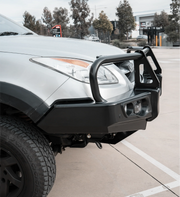 JMC Vigus 2012-2018 707-02 Falcon Bull Bar Black A-Frame Package (LED Foglight) — product view 4