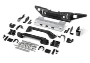 Aluminum Front Bar – Jeep Wrangler 2007-On / Gladiator 2020-On, includes RIVAL FOG lights (Set of 2) — product view 3