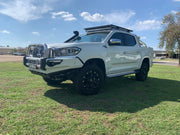 LDV T60 2018-2021 808-01 Phoenix Bull Bar Single Black Loop Package — product view 2