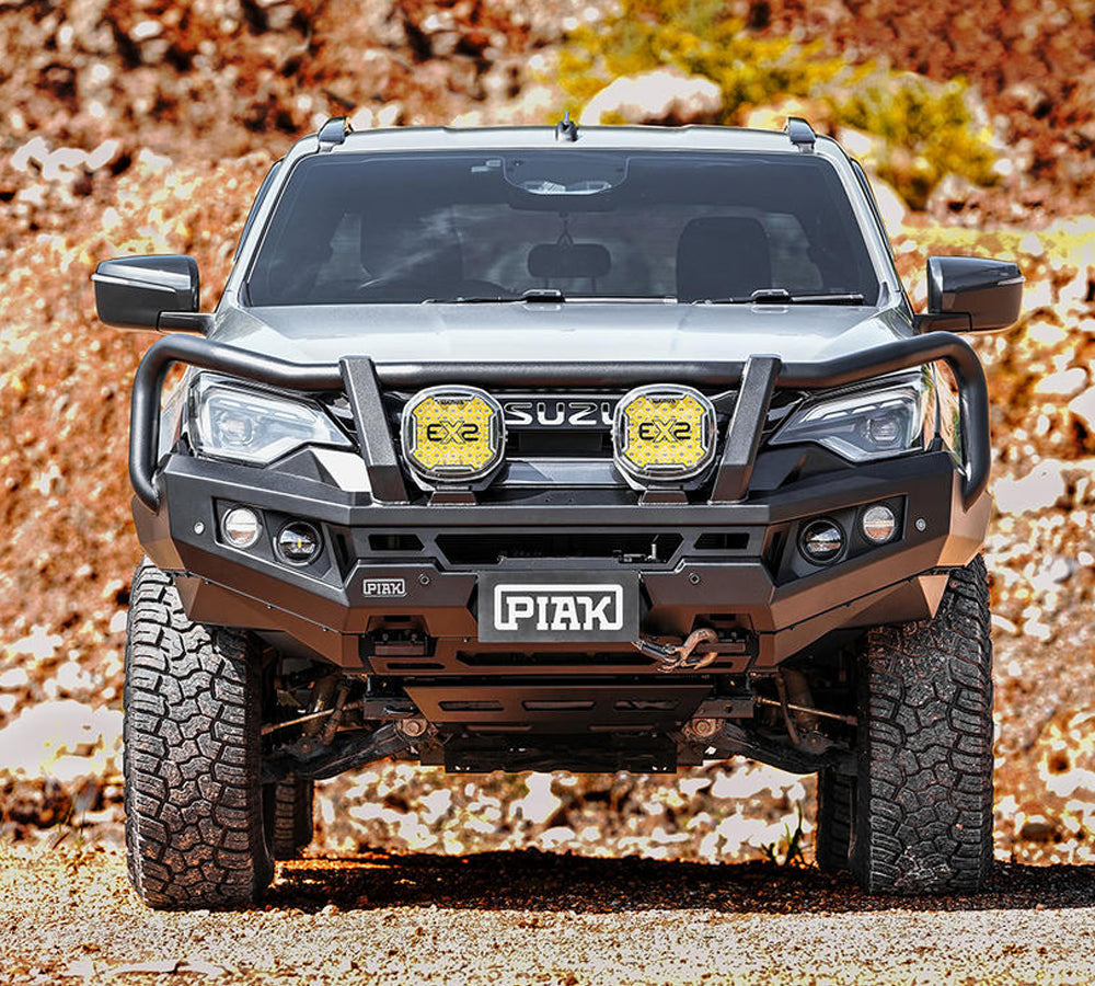 Genesis Loop Bull Bar (Black Recovery Points & Black Bash Plate) to suit Isuzu D-MAX (11/2023 on)