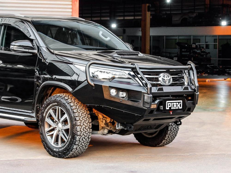 Elite Loop Bull Bar (Orange Recovery Points & Black Bash Plate) to suit Toyota Fortuner GUN156R (8/2015 to… — product view 1