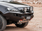 Genesis Non Loop Bull Bar (Orange Recovery Points & Grey Bash Plate) to suit Isuzu MU-X (6/2021 to 10/2024) — product view 3