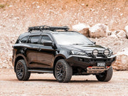 Genesis Non Loop Bull Bar (Orange Recovery Points & Grey Bash Plate) to suit Isuzu MU-X (6/2021 to 10/2024) — product view 2