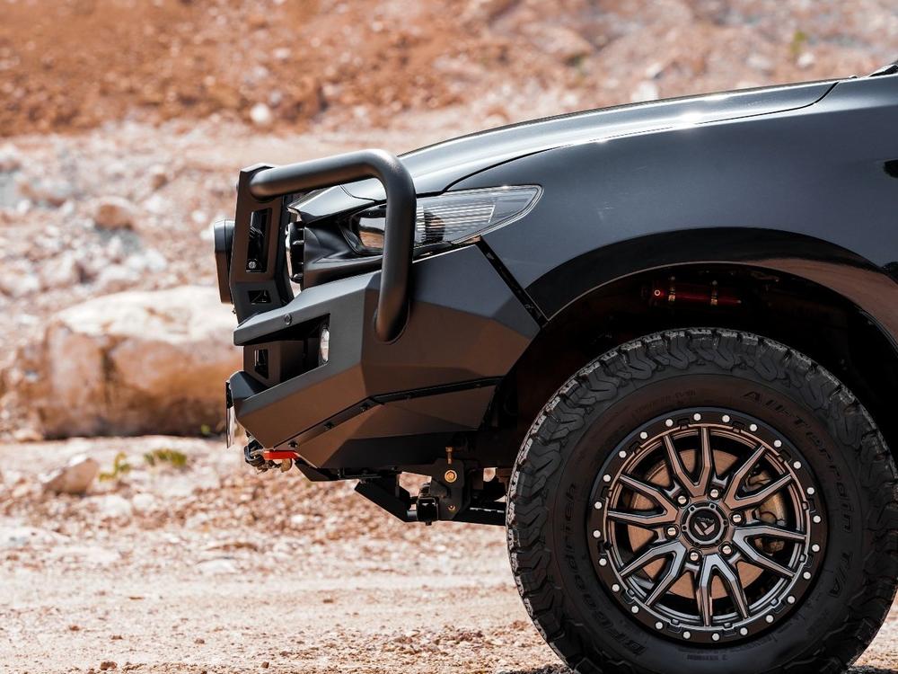 Genesis Loop Bull Bar (Black Recovery Points & Bash Plate) to suit Mazda BT-50 (7/2020 to 12/2024) — product view 4