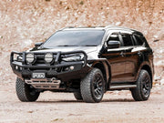 Genesis Loop Bull Bar (Black Recovery Points & Grey Bash Plate) to suit Isuzu MU-X (6/2021 to 10/2024) — product view 1