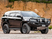 Genesis Loop Bull Bar (Black Recovery Points & Grey Bash Plate) to suit Isuzu MU-X (6/2021 to 10/2024) — product view 3