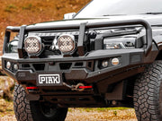 Genesis Loop Bull Bar (Orange Recovery Points & Black Bash Plate) to suit Mitsubishi Triton MV (12/2023 on) — product view 2