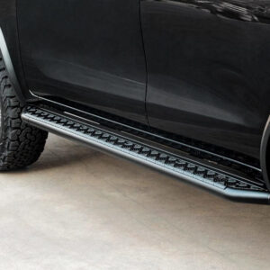 Side Step (Can use for rails, Black) to suit Toyota Fortuner GUN156R (8/2015 to 5/2018) — product view 1