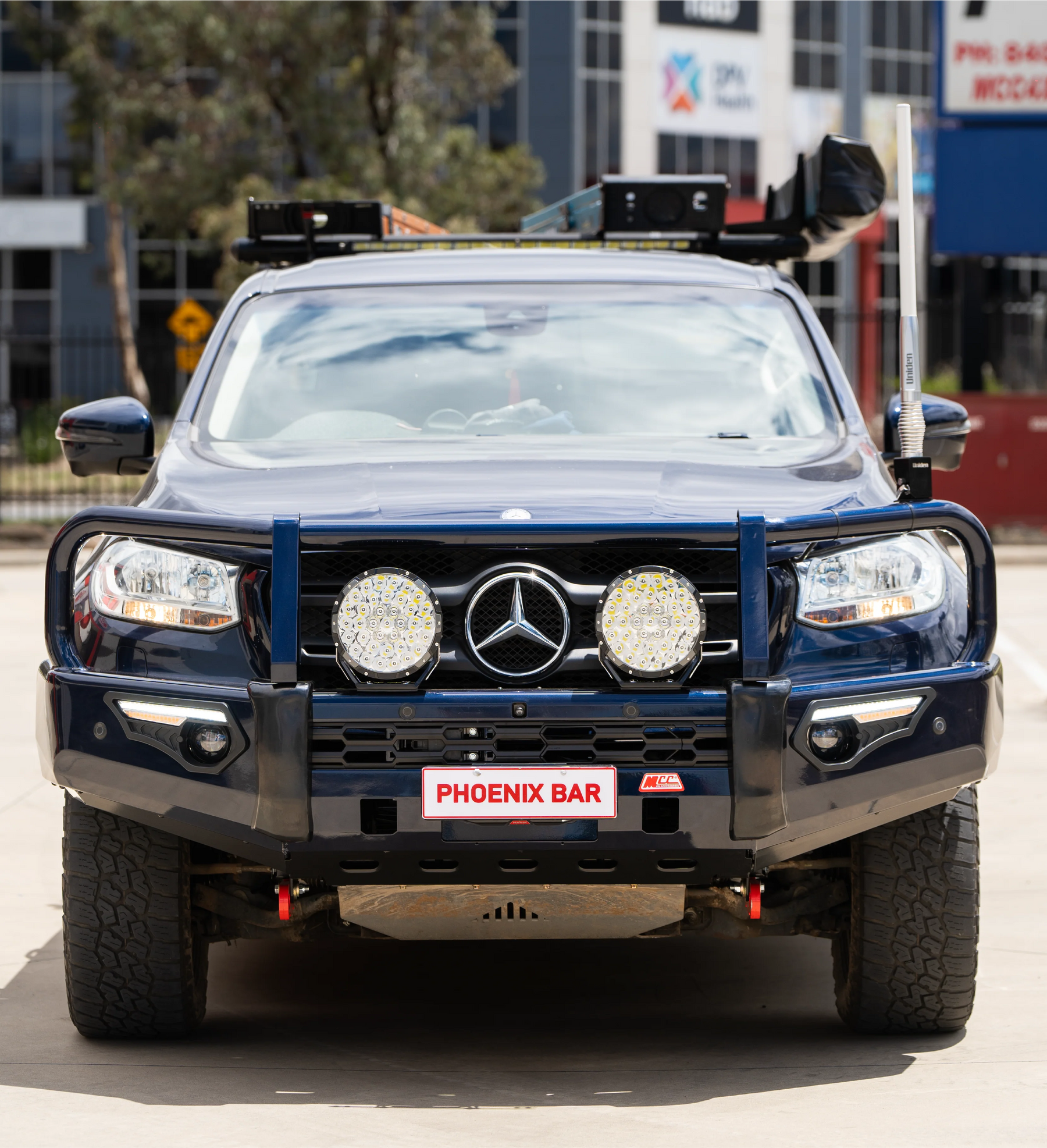 Mercedez Benz X Class 2019-Present 808-02 Phoenix Bar A-Frame Package - — product view 3