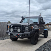 Land Cruiser 70s Series 2024-On – 078-02SQ Rocker Bull Bar Triple Loops Package — product view 1