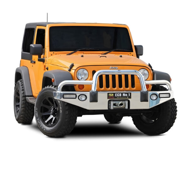 JEEP WRANGLER JK Winch Bullbar with Bumper Lights (/08 to 04/18) — product view 2
