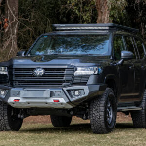 Aluminum Front Bar – Toyota LC300 2021-On (Incl. GR Sport), includes RIVAL FOG lights (Set of 2) — product view 4