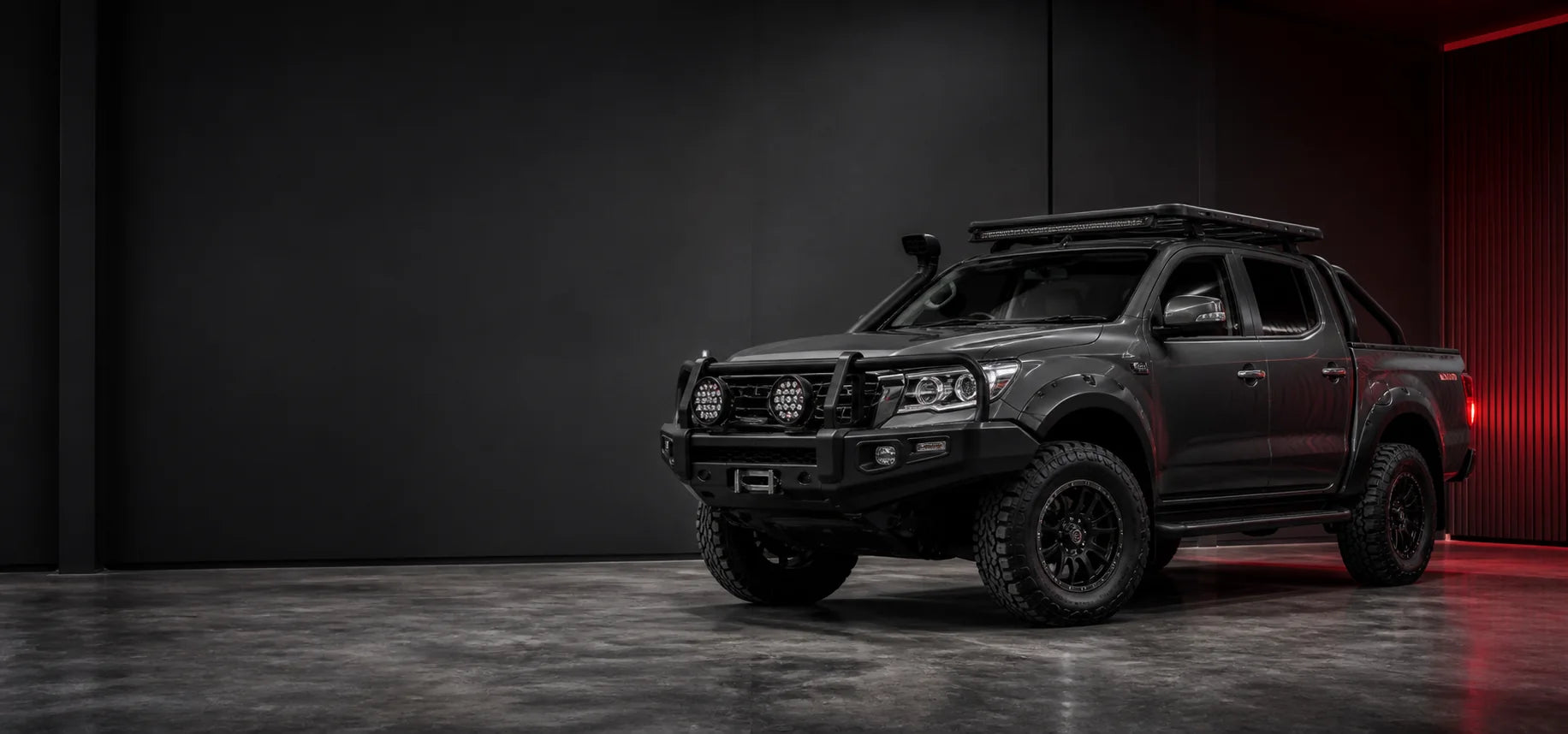 Complete Road Rex 4x4 build in a premium workshop